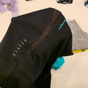 Virus Int’l Women’s workout pants, size large. Mesh netting detail. Worn twice.